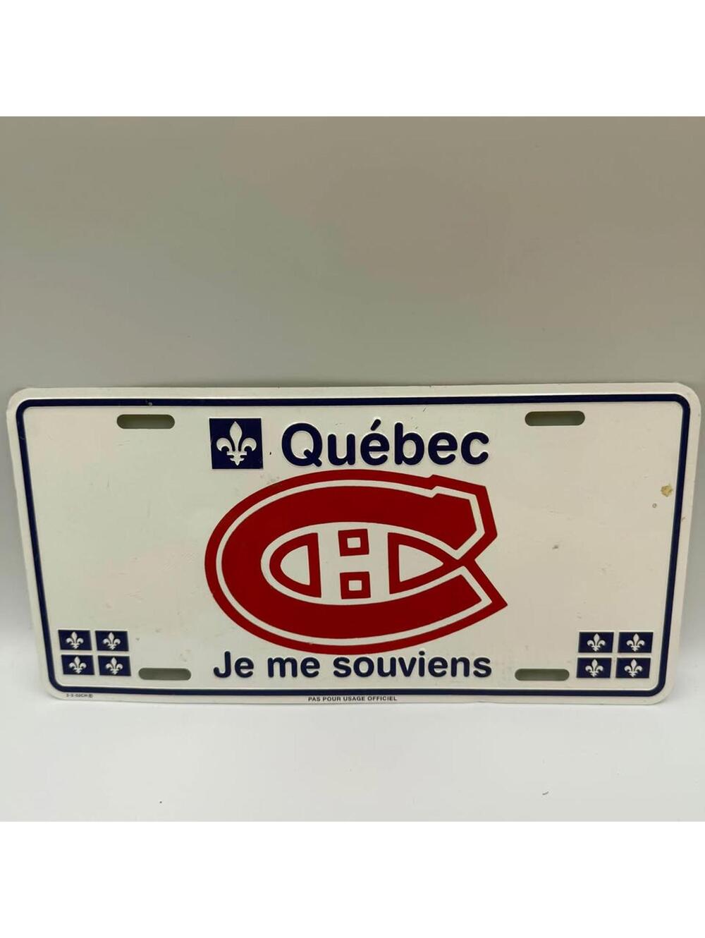 Plaque les canadiens